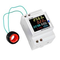 주파수 카운터 D52 2066 6 IN1 Din 레일 AC 모니터 전압 전류 역률 활성 KWH 110V 220V 380V 전기 측정기, CHINA, External CT_250-450V