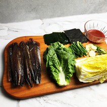 해풍으로 말린 꾸덕꾸덕 꽁치 과메기 야채세트, 구룡포 꽁치 과메기 완전손질 10미 20쪽 + 야채세트