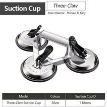 타일 정렬 레벨 러클 스크레이퍼 청소솔 스틱 타일 줄눈수제 스페이서 쿠사미 공구세트 흙손도구 소형공구 실리콘도구 키트 실란트마무리 방수페인트 타일커터 유리 리프터 진공 흡입, 은 알 합금 3