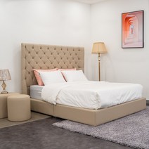 소피아엘렌 에씨 이태리 천연가죽 엔틱 호텔 침대 Q K LK, LK사이즈, 5. 피코크, 하드타입-LK1700*2100