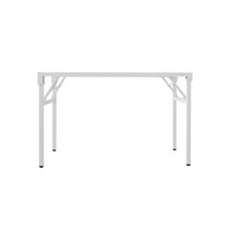 가구백서 입식 식탁 책상 다리 접이식 철제 프레임, 1500X600, 화이트