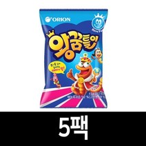 아이들간식 오리온 왕꿈틀이 80g 5팩 크런키 베베토