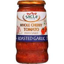 사클라 체리 토마토 로스티드 갈릭 파스타 소스 420g Sacla Cherry Tomato Roasted Garlic Pasta Sauce, 1팩