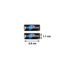 오토바이스티커오토바이 반사 배기 파이프 3D 스티커 요시무라 SC TERMIGNONI 화살표 AR 엠블럼 데칼 레이, 02 B 2.9x1.1cm