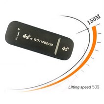 usb lte 라우터 4G LTE 무선 USB 동글 와이파이 라우터 150Mbps 휴대용 모바일 광대역 모뎀 스틱 SIM 카드 4G 무선 라우터 네트워크 어댑터, Black