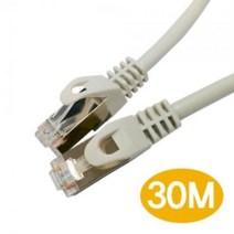 인터넷선CAT.6 FTP 랜케이블 회색 Direct 30M 분배 인터넷선연장