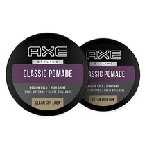 AXE 클린 컷 룩 클래식 헤어 포마드 74.8g(2.6온스) 2개입, Unscented