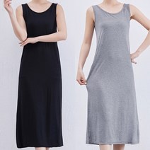 베이직 나시 3컬러 라운드 데일리 슬림 원피스드레스 원피스 롱원피스 슬림핏 베이직원피스 기본원피스 반팔 나시원피스 OPS 미들원피스