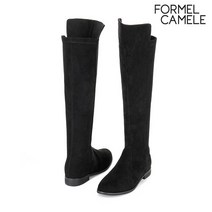 포멜카멜레 [포멜카멜레]_스웨이드 스판 롱부츠 2CM_ FIW1F1SL301