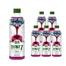 참존식품 블루베리7베이스 835ml, 6개