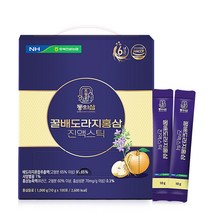 농협 국내산 6년근 홍삼정 에브리타임 배 도라지 홍삼 스틱 대용량 100포 1000g, 1개