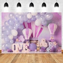 포토월 신생아 사진 배경 첫 번째 생일 파티 장식 소녀 남아 풍선 텐트 인테리어 Ph, Vinyl 60x40cm+NWH15750