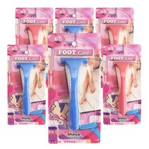 [쉐이코]발 굳은살 각질 제거 면도기 안전가이드바 부드러운칼날, 쉐이코 발면도기, 6개