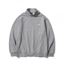 FCMM 클럽 팀 클래식 하프집 맨투맨 멜란지 그레이 CLUB TEAM CLASSIC HALFZIP SWEATSHIRT MELANGE GREY