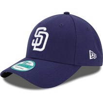 New Era Youth NFL The League 9Forty 조절 가능한 모자 캡 프리 사이즈 Green Bay Pack, San Diego Padres Navy