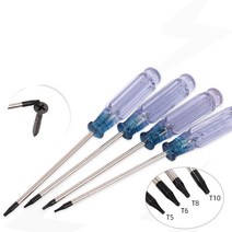 별드라이버 세트 정밀 육각 안경 시계 Torx 보안 스크루 드라이버 변조 방지 스타 트록스 T5 T6 T8 T10 휴대 전화 하드 디스크 수리용 4 개