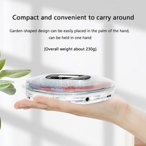 휴대용cd플레이어 씨디플레이어 휴대용 cd 워크맨 충전식 디지털 디스플레이 개인 cd, 없음