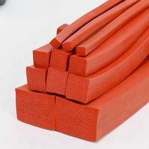 백업제 고온 방수 스폰지 사각 실리콘 접착제 가래떡, 10x10mm(1미터 가격), 1개