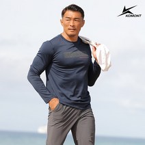 코몽트 추성훈 코몽트 기능성 로고 프린팅 긴팔티셔츠 K11MR108