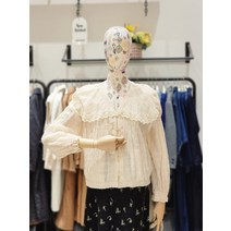 써스데이아일랜드 레이스카라 블라우스 T216MBS133 1156707