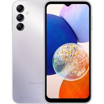 [해외] 언락폰 자급제폰 SAMSUNG Galaxy A14 5G (SM-A146M/DS) Dual SIM 128GB + 4GB Factory Unlocked, Silver, one option, Silver