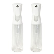 미세 분무기 300ml 2개, 투명2개, 화이트 투명 2개