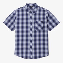 시어서커 플레이드 반팔 셔츠 NH8SN07A_PUR