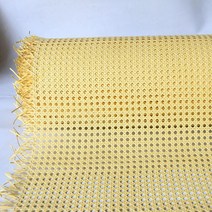 라탄케인 바구니 라탄 원단 40cm PE 플라스틱 등나무 웨빙 롤 지팡이 고리 버들 시트 의자 테이블 가구 수, 01 yellow_01 40x30cm