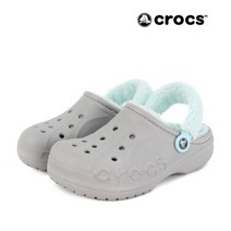 크록스 Crocs 바야 라인드 퍼즈 스트랩 클로그 206633-0IG