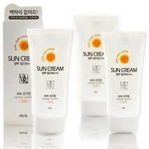 산뜻한 알로에베라 선크림SPF50 백탁없는 가족자외선차단제 미디어나무, 알로에선크림