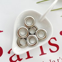 헤세드 국산) 20호 아일렛 (내경10mm) 스틸 아일렛 (30쌍), 실버