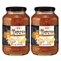 꽃샘 꿀 생강차 1kg 2개, 단품