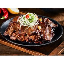 수제 냄새안나는 숙성 국내산 연한 양념돼지갈비 선물세트 1kgX2 위생적인 술안주 야채많은 맛있는, 1개