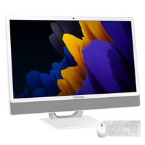 삼성전자 올인원PC 일체형PC DM530ADA-L38AH (화이트), SSD 256GB+RAM 16GB