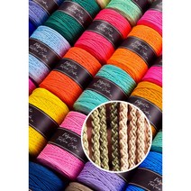 3.0mm 500g 소프트 폴리에스터 텍스쳐 코드 뜨개실 재료 네트백실 부드러운 여름실, No.50