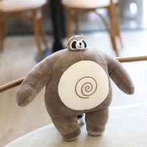 소두 곰 인형 장식인형 못난이 뽀글이 하마 너구리 코끼리 개구리 선물, 60cmcm
