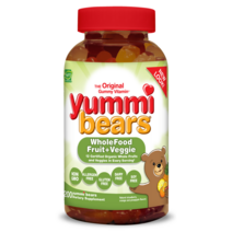 히어로뉴트리셔널프로덕츠 HERO NUTRITIONALS 야미 베어 홀푸드 프루트+베지 비타민 구미, 200개입 × 1개