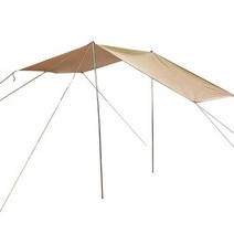 차량용어닝자동차그늘막승용차SUV흡착판 휴대용 캠핑 텐트 sun sail shade 야외, Dark Khaki 440x200cm|CHINA