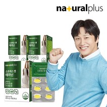 내츄럴플러스 스트레스엔 테아닌 긴장완화, 60정, 3개