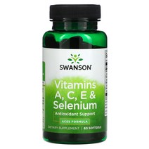스완슨 Vitamin A C E & Selenium 60 Softgels