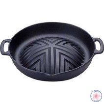 암주 Iwachu 야키니쿠 징기스칸 냄비 흑소 첨부 내경 28.5cm 직화용 남부 철기 23005