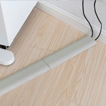 케이블 전선몰딩 랜선 가리개 전기선커버 덮개 책상 바닥 벽선정리, 그레이