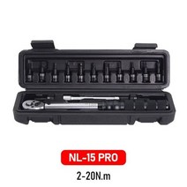 자전거토크렌치 체인교체 수리 공구 정비 ThinkRider 전문 NL15 프로 자전거 토크 렌치 알렌 키 도구 소켓 스패너 세트 키트 220N · m, 1.NL15 PRO