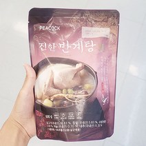 피코크 진한 반계탕 600g, 종이박스포장