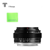 TTArtisan 50mm F2 풀프레임 단렌즈 소니 E 마운드용 니콘 Z 마운트용 캐논용 파나소닉용 후지용 M43용, L 마운트