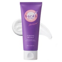 Baren 하이드레이팅 풋 로션 100ml3.4온스 | 기름지지 않음 빠른 흡수 건조하고 갈라진 발을 위한 크림 테라피 요소 및 글리세린이 함유된 집중 힐 케어 거친 뒤꿈치를 부드, 3.40 Fl Oz (Pack of 1)
