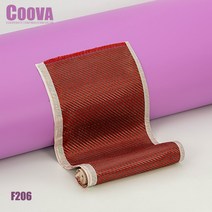 F206 COOVA 탄소 섬유 직물 탄소 섬유천 홍흑색 대각 너비 20cm/30CM