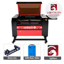 레이저각인 OMTech 100W 20x28인치 CO2 레이저 조각기 절단기 및 프리미엄 액세서리 콤보