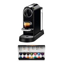 DeLonghi Nespresso Citiz EN167.B 고압 펌프가 장착된 에스프레소 머신 블랙 -20218, 크리미 화이트, 에어로치노와 함께하는 시티즈