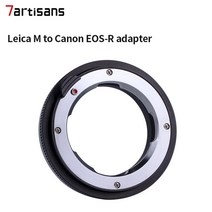 7artisans LM 닫기 초점 어댑터 링 카메라 마운트 Leica M L/FujiFX/ Nikon Z/Sony E /EOS-R, 05 LM to EOS R black